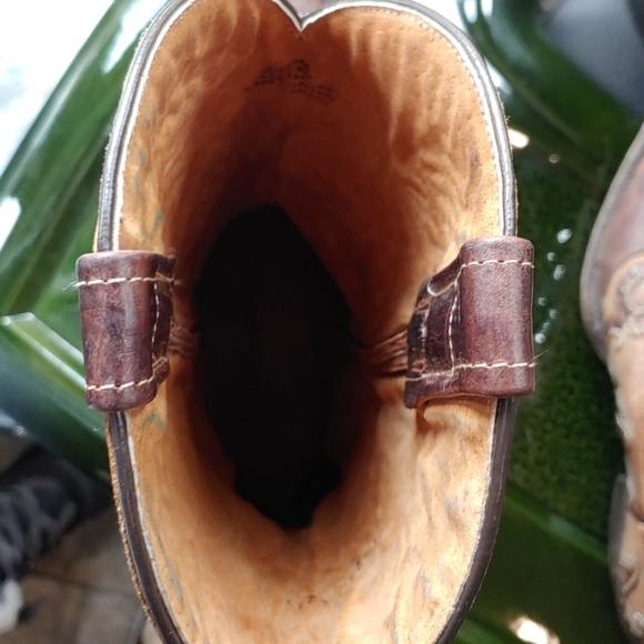 Ladies Western Leather Stitched Boots Size 9M - Picture 11 of 13